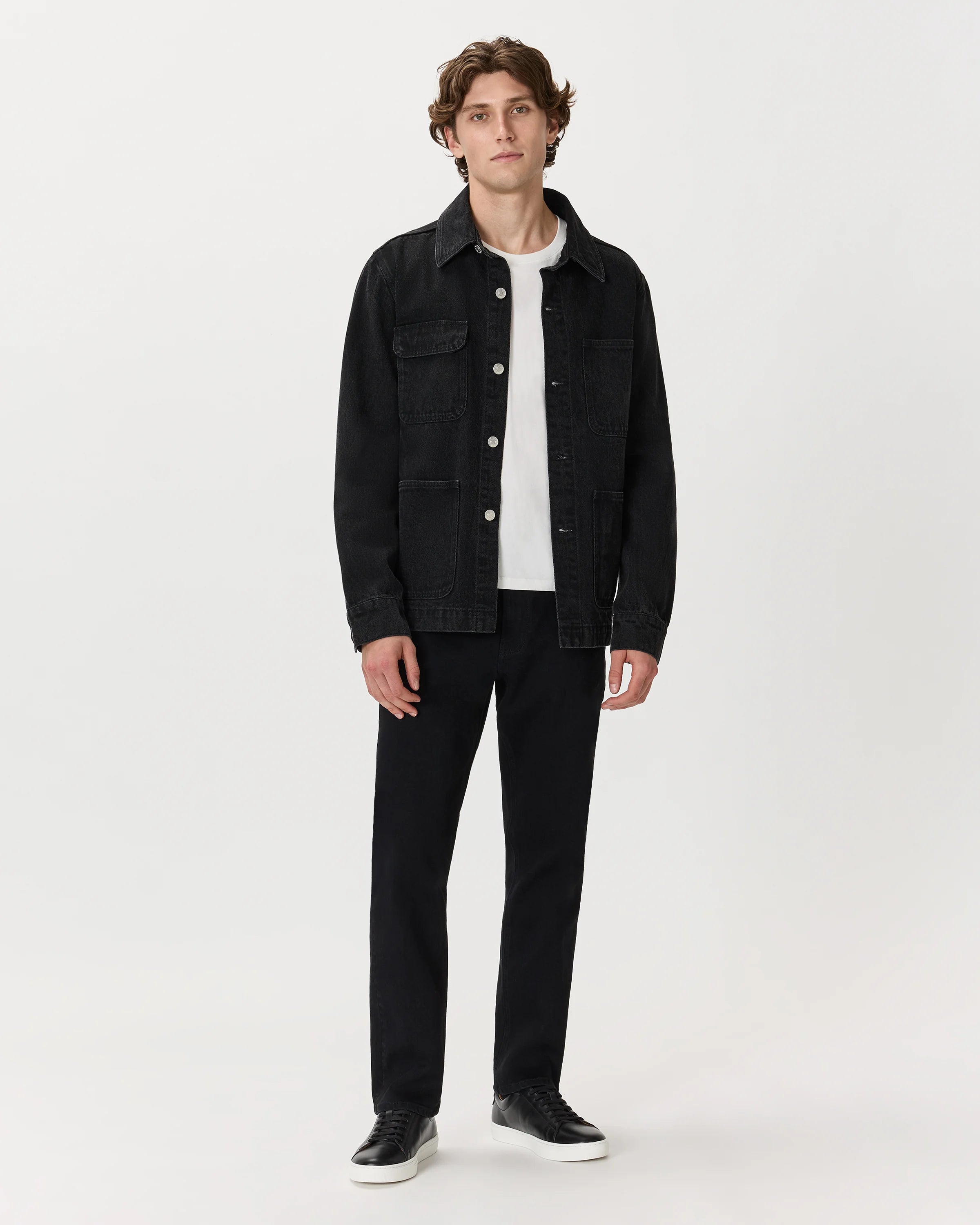 Warren Stretch Athletic Tapered Jeans - 30X30 / Black Secondary image