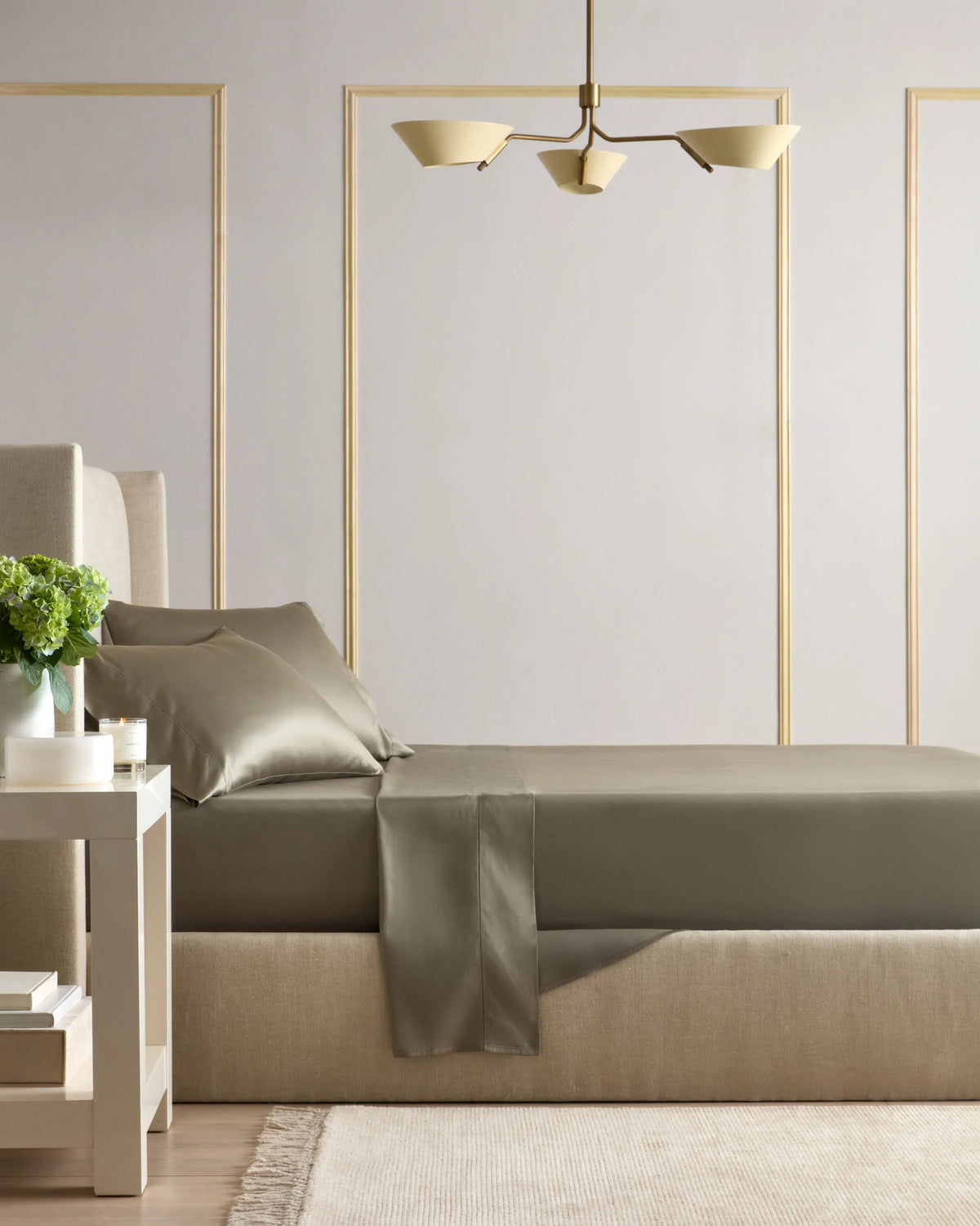 Signature Giza Cotton Sateen Sheet Set - Twin / Espresso