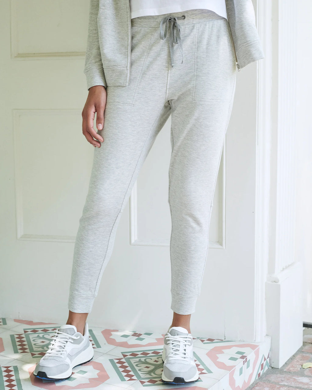 SuperSoft Fleece Joggers - XS / Smoked Thyme Green