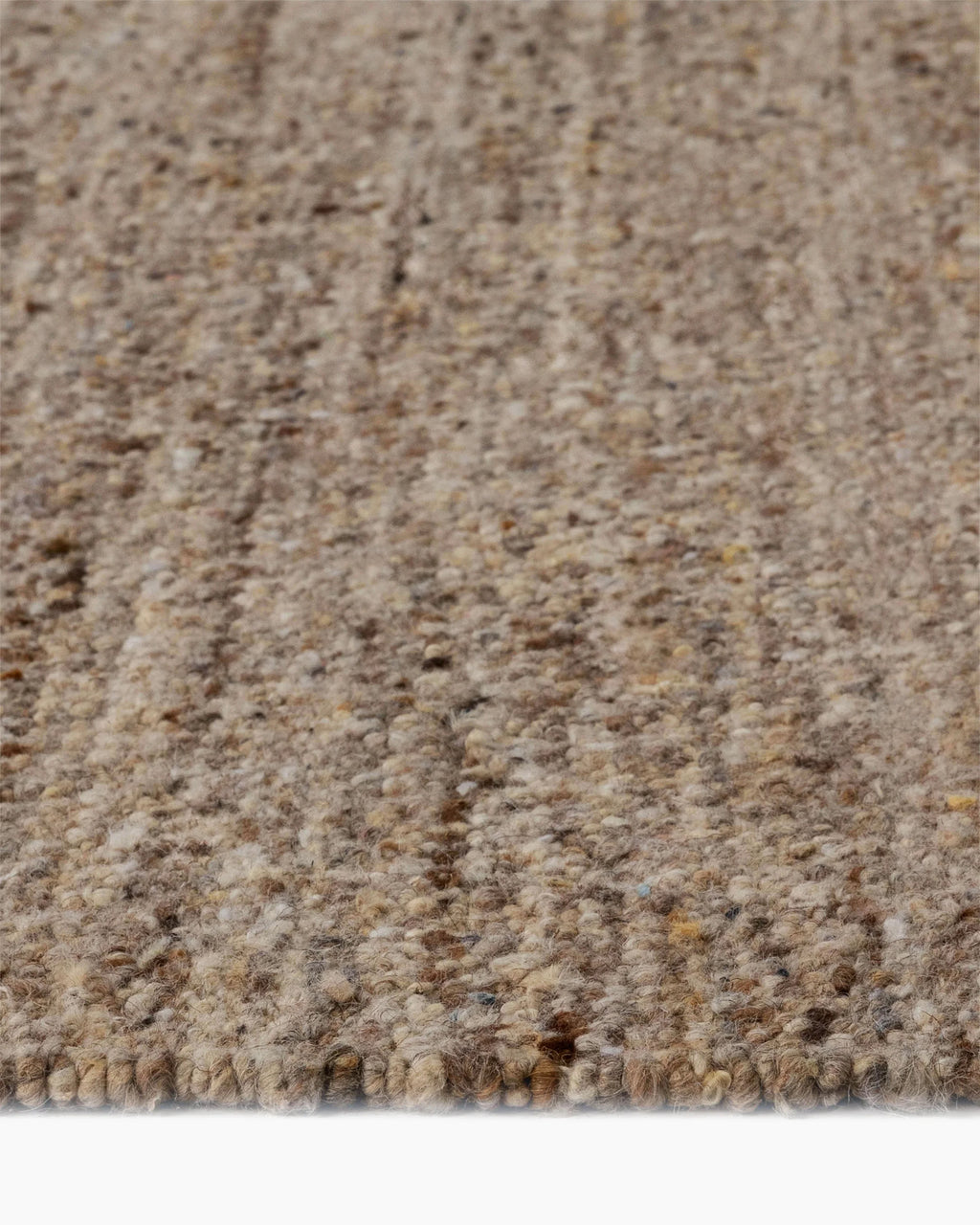 Liam Handwoven Wool Boucle Rug - 5' x 8' / Brown