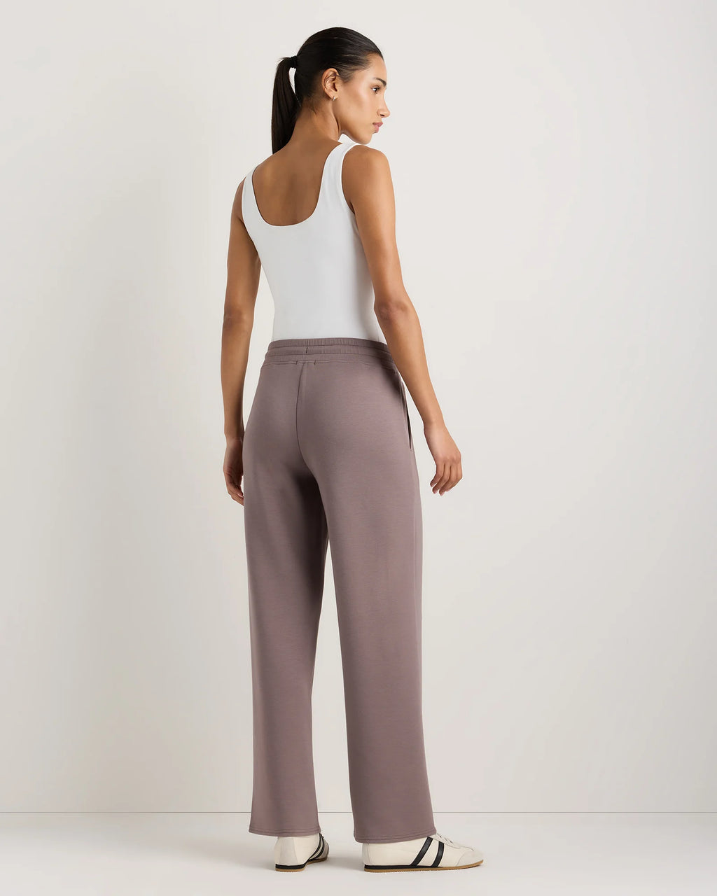 CloudComfort Wide Leg Pants - XS / Pebble Beige