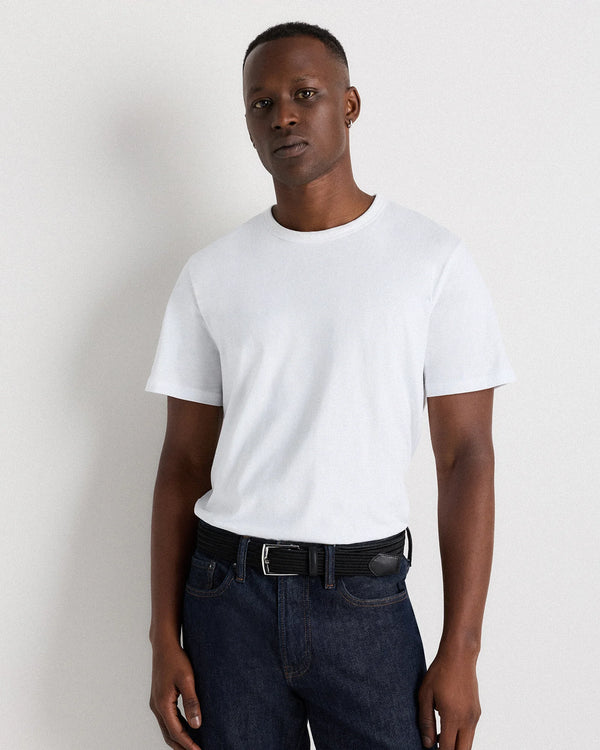 James Woven Stretch Belt - 30 / Black