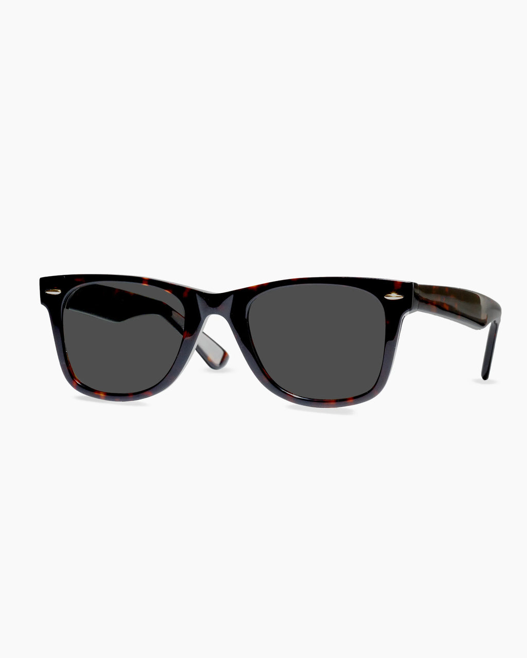 Walker Polarized Acetate Sunglasses - One Size / Clear Slate with Grey lens