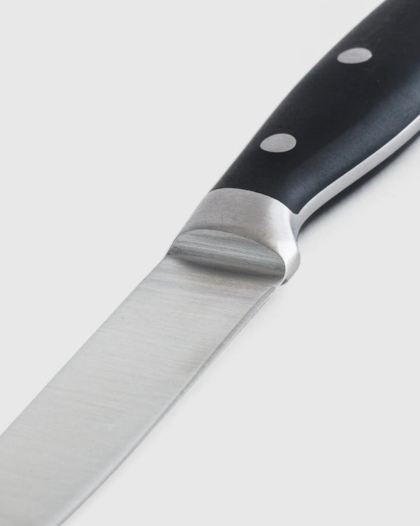 German Stainless Steel Steak Knife Set - One Size / Black
