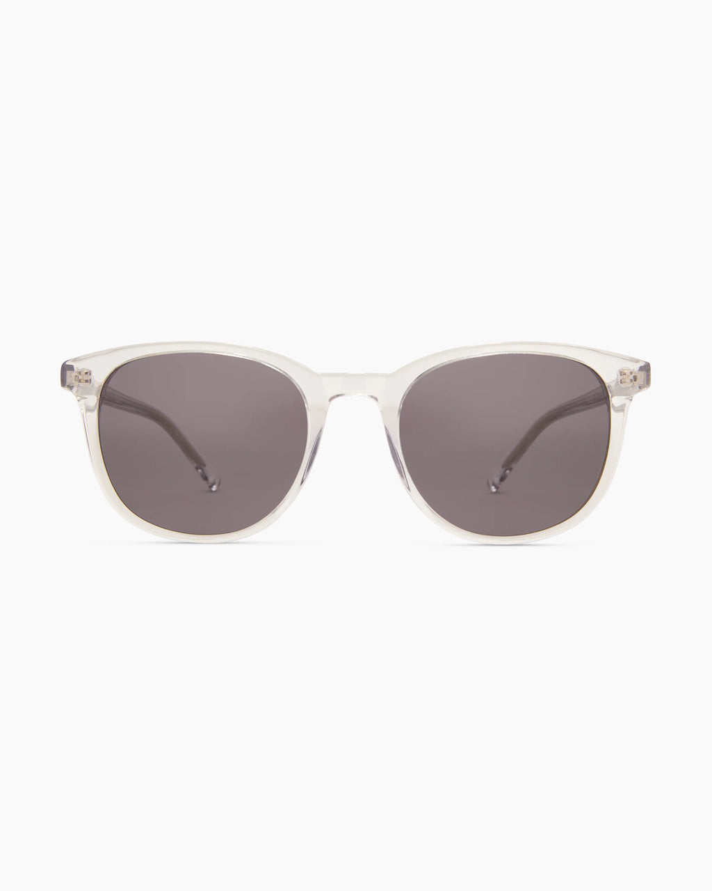 Charlie Polarized Acetate Sunglasses - Standard / Clear with Grey lens