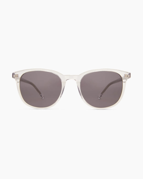 Charlie Polarized Acetate Sunglasses - Standard / Clear with Grey lens