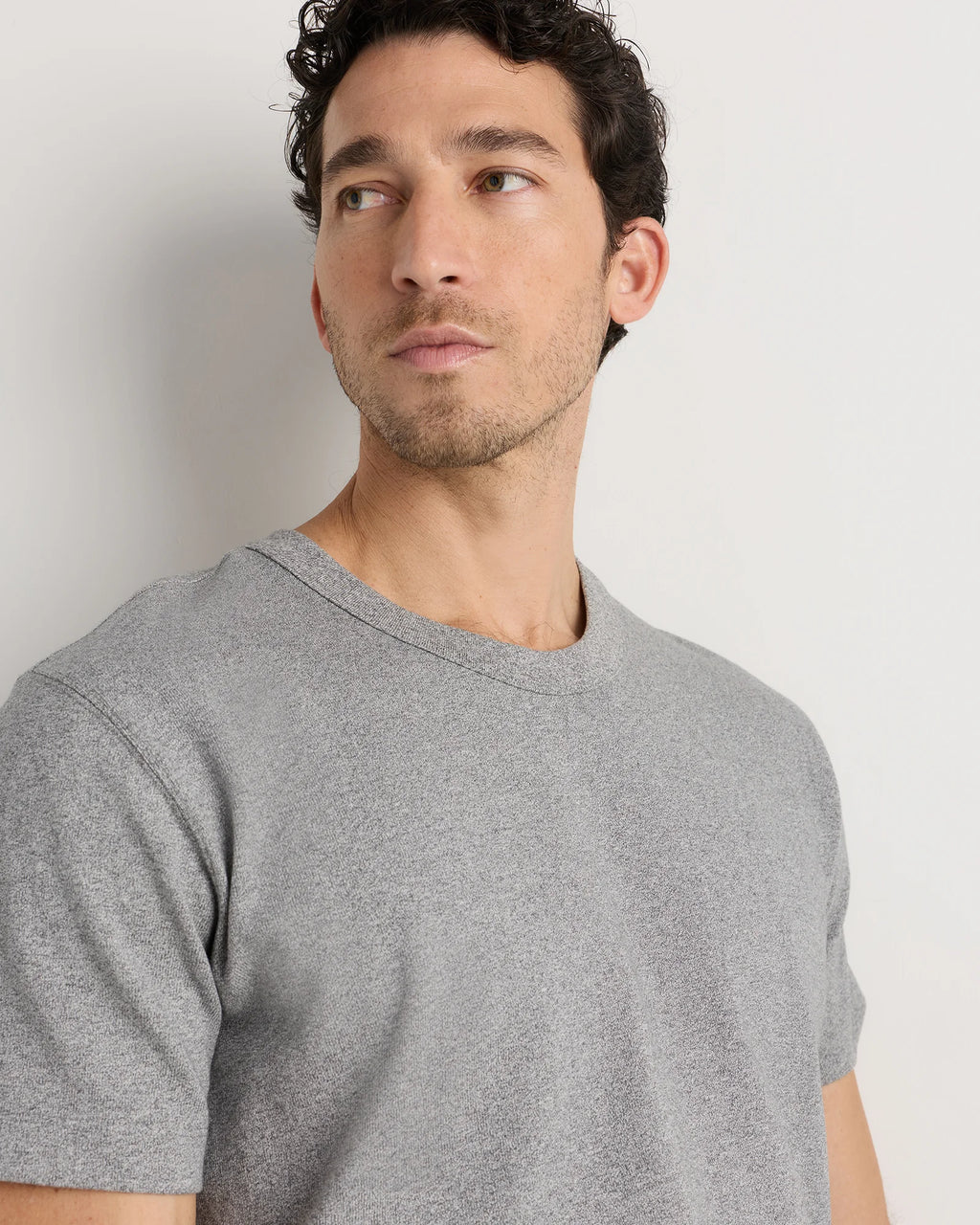 100% Organic Cotton Heavyweight Tee - XS / Natural
