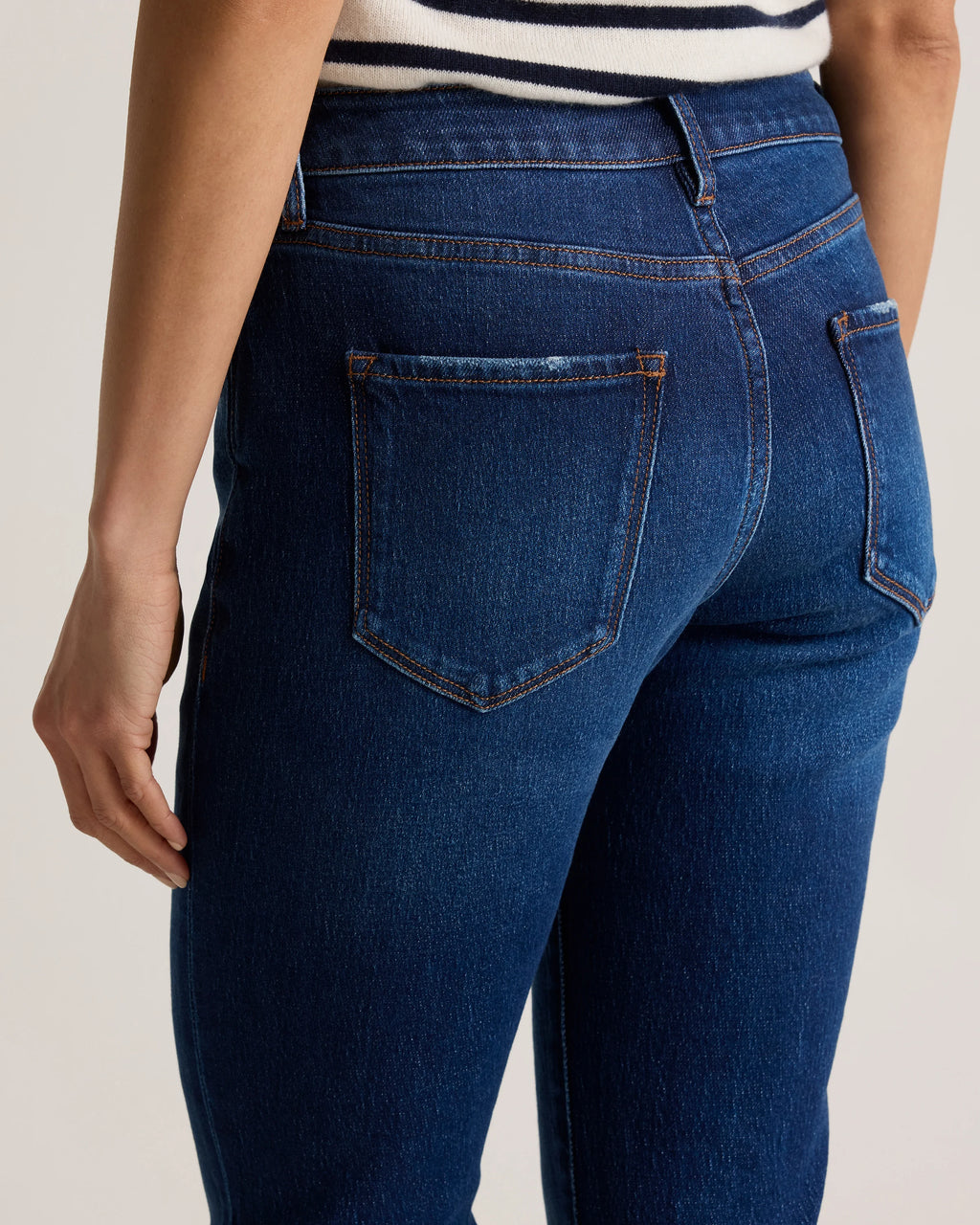 Luna Stretch Slim Boyfriend Jeans - 24 / Stormy Blue