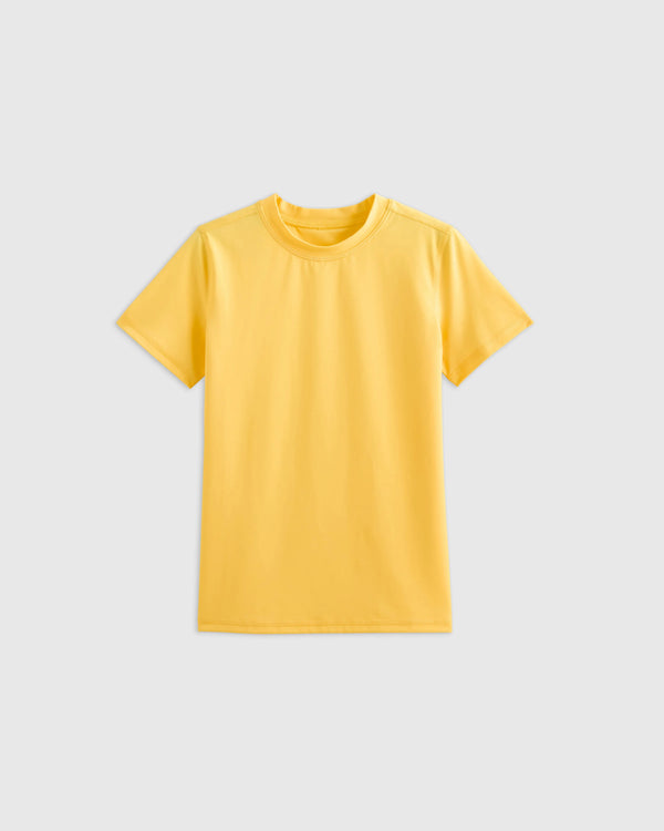 Short Sleeve Rash Guard Top - 6 / Coral Orange