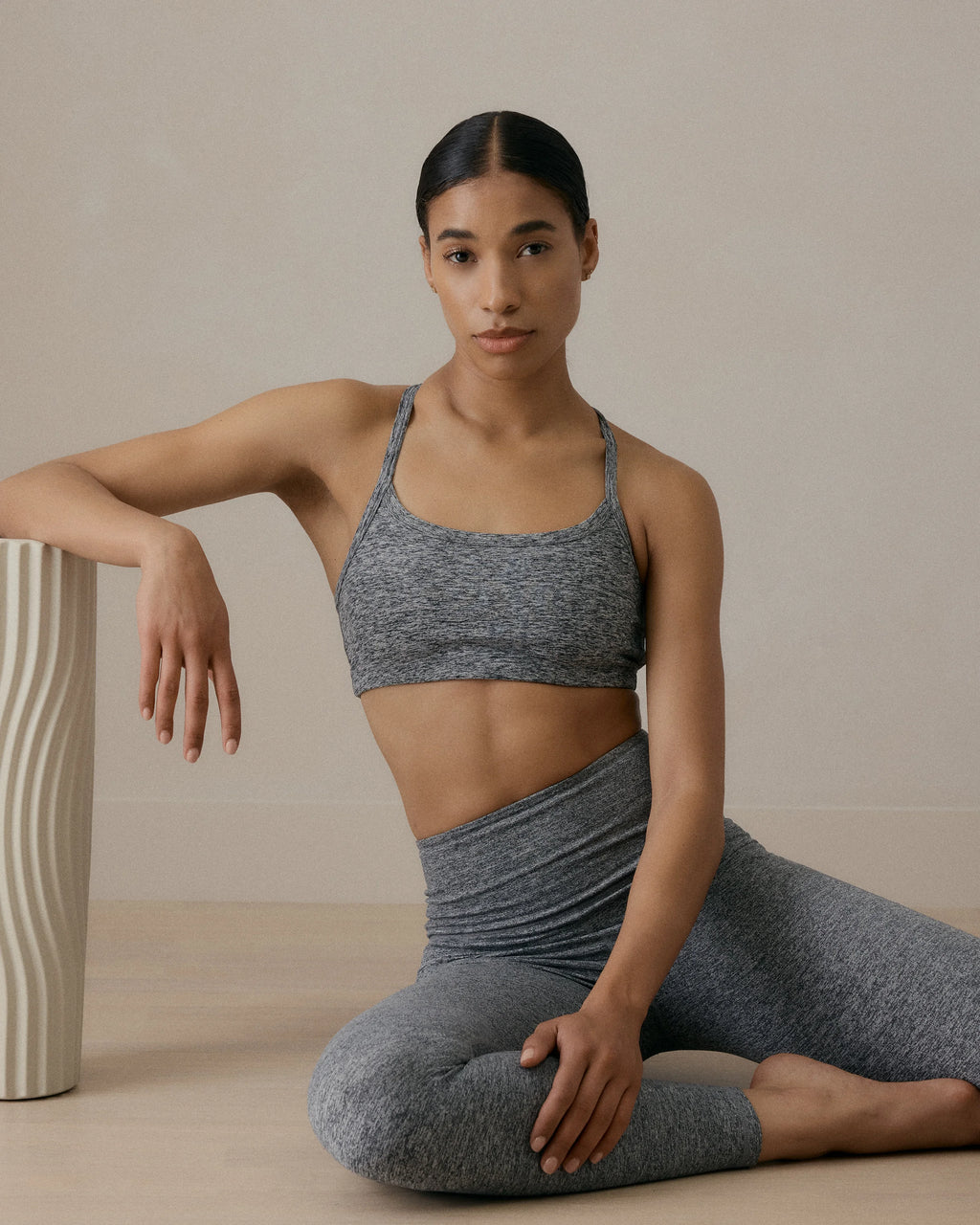 Ultra-Soft High-Rise Pocket Legging - XS / Heather Espresso
