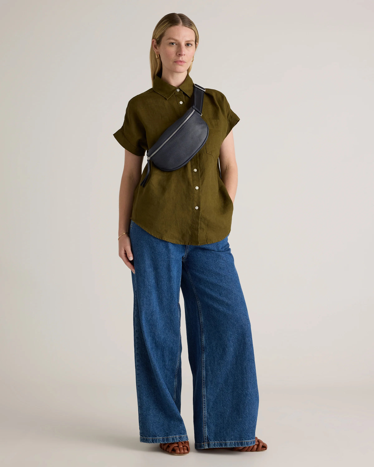 Quinn Sling Bag - One Size / Cognac