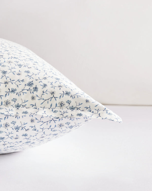 Organic Crisp Percale Floral Euro Sham - Euro / Toffee Florette