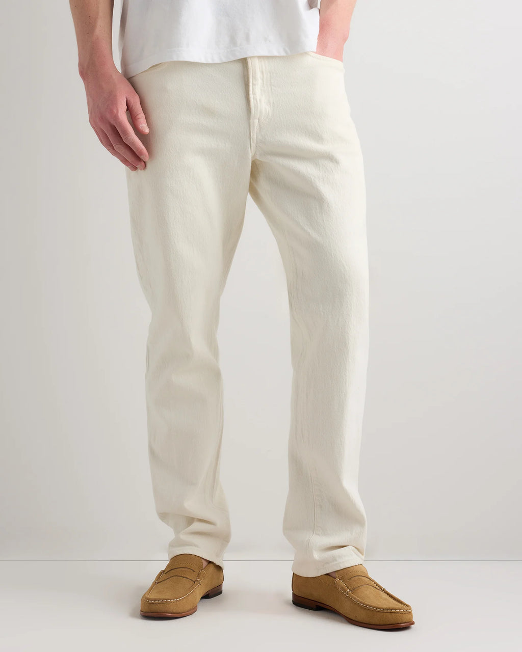 Essential Suede Penny Loafer - 7 / Whiskey