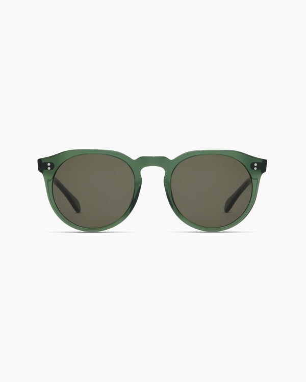 Tahiti Polarized Acetate Sunglasses - One Size / Clear Taupe with Brown lens