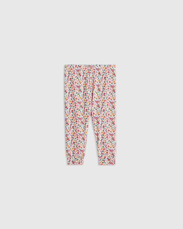 Bamboo Long Sleeve and Pant Pajama Set - 12-18M / Wildflower Dreams
