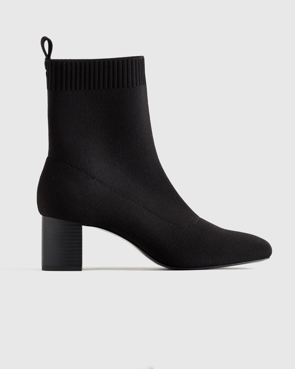 Eco Knit Heeled Bootie - 5 / Almond