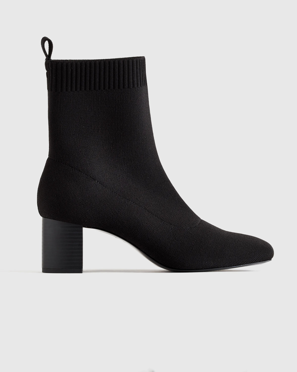 Eco Knit Heeled Bootie - 5 / Almond