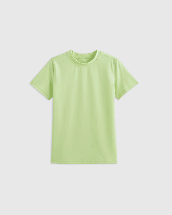 Short Sleeve Rash Guard Top - 6 / Coral Orange