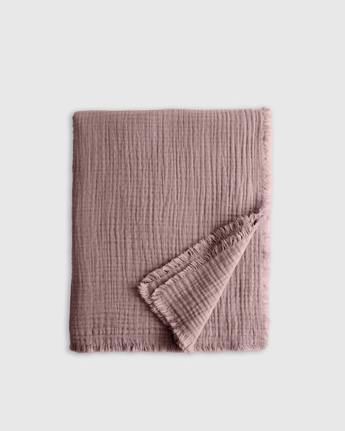 Organic Cotton Gauze Throw - One Size / Fig Main image