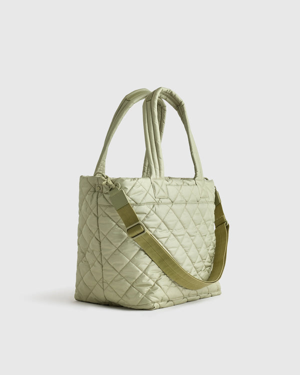 Transit Quilted Carry-All Tote - One Size / Porcelain Blue