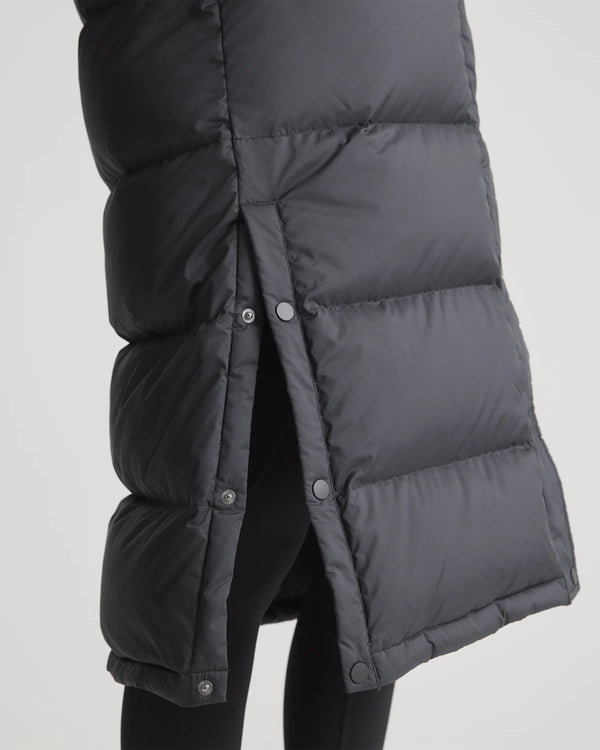 Responsible Down Long Puffer Jacket - XS / Black