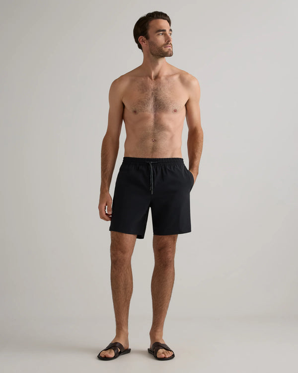 Italian Swim Trunks - 7" - XS / Navy Diamond Geo