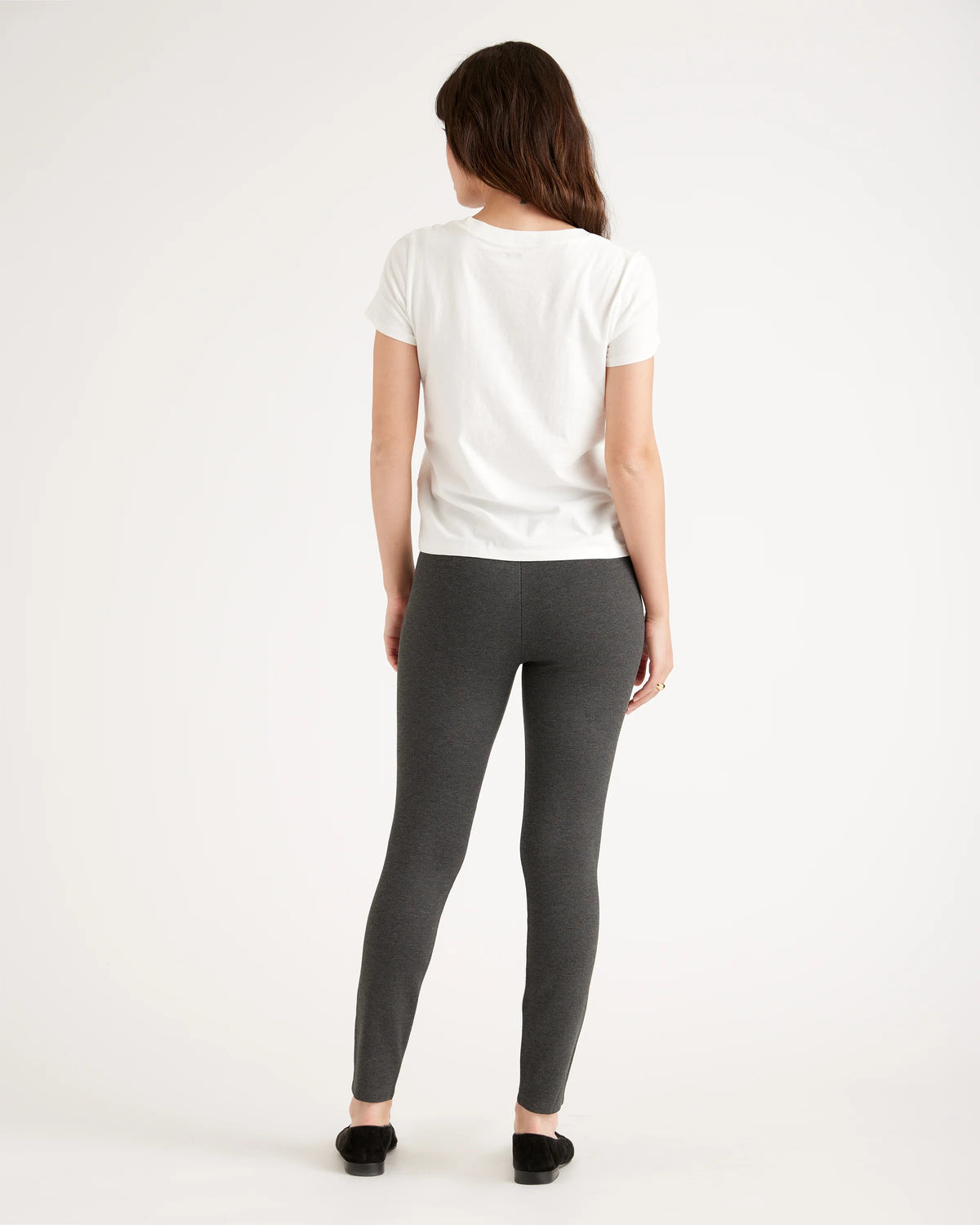Ultra-Stretch Ponte Skinny Pants - XS / Charcoal