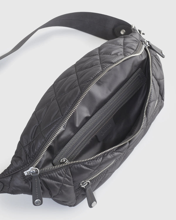 Transit Quilted Sling Bag - One Size / Black