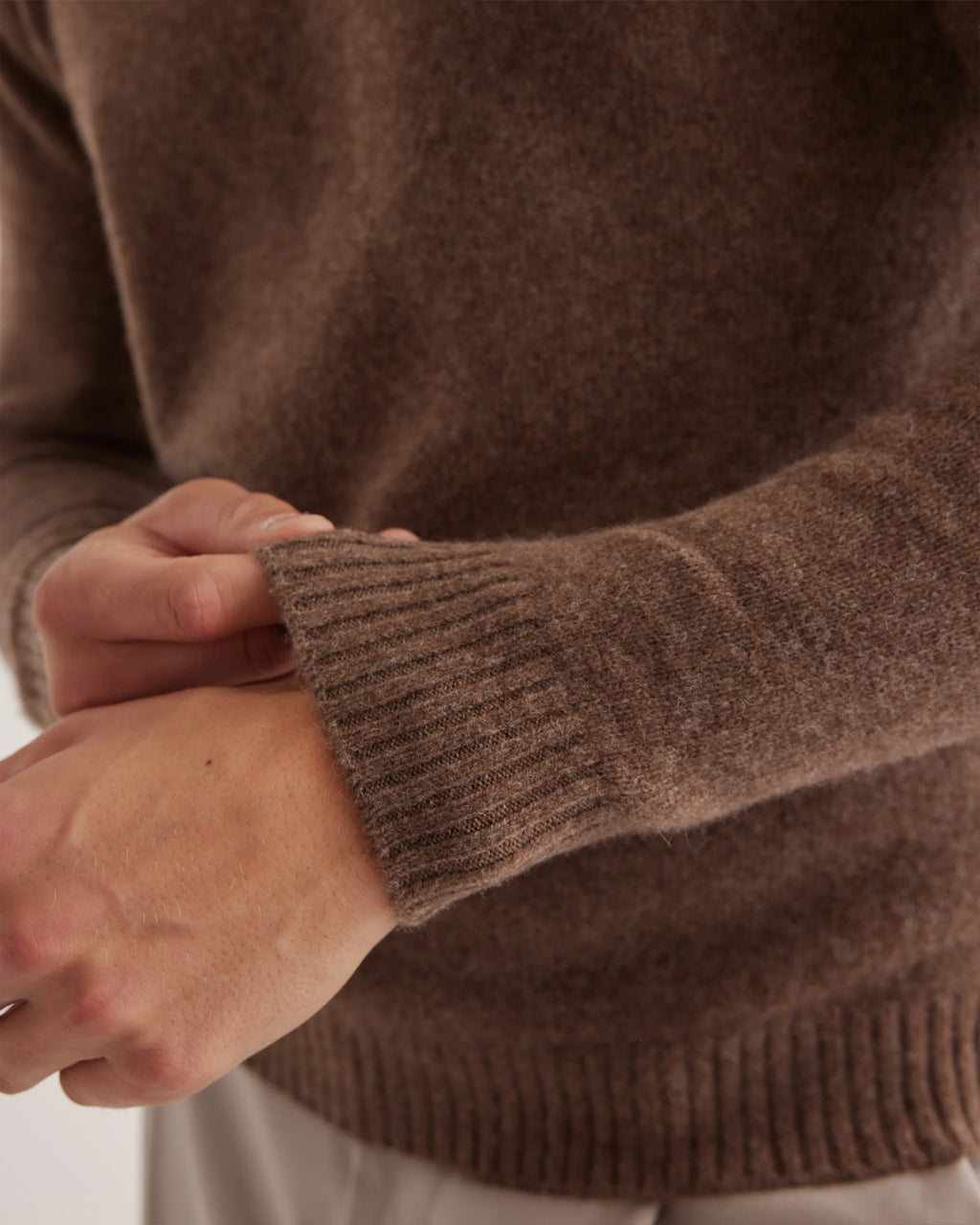 100% Yak Wool Crewneck Sweater - XS / Starry Night Navy