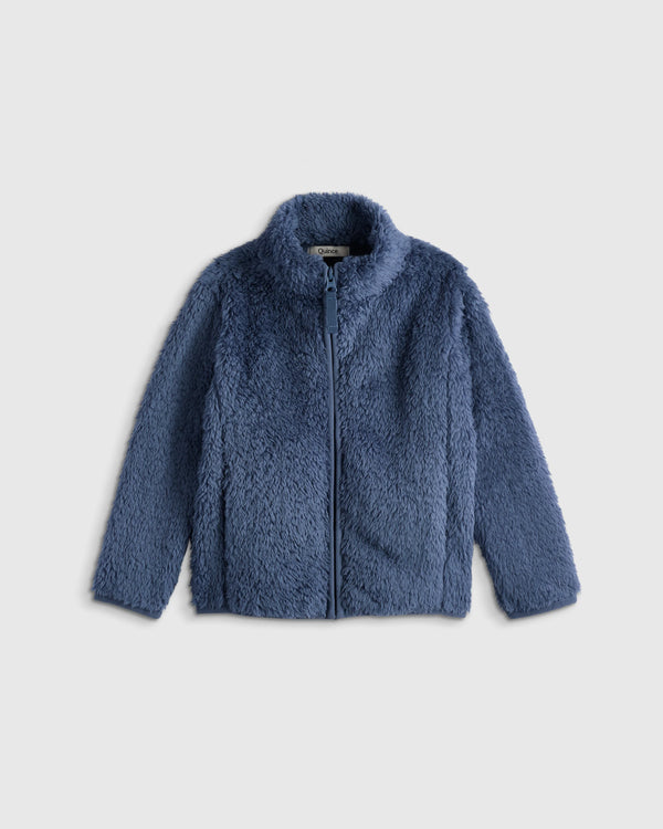 Recycled Sherpa Fleece Jacket - 2T / Ivory