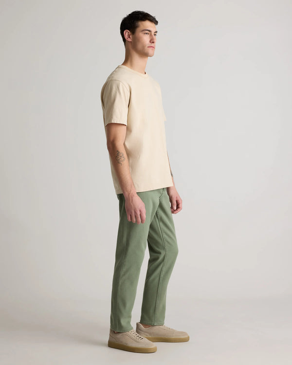 French Terry 5-Pocket Pants - Slim - 30X30 / Bayberry Olive