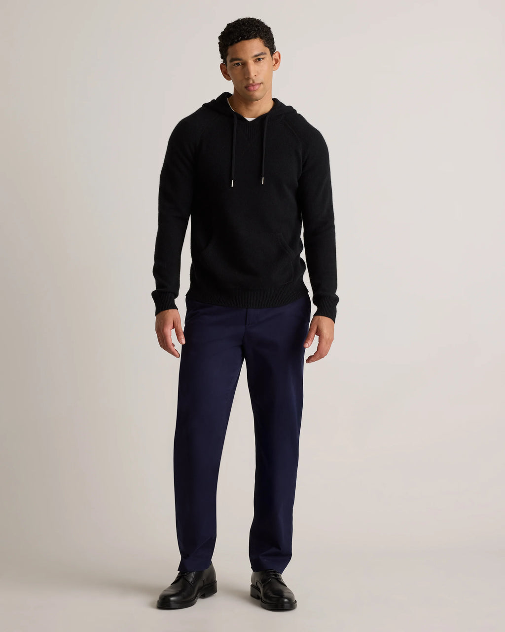 Mongolian Cashmere Pullover Hoodie - XS / Sea Spray Green