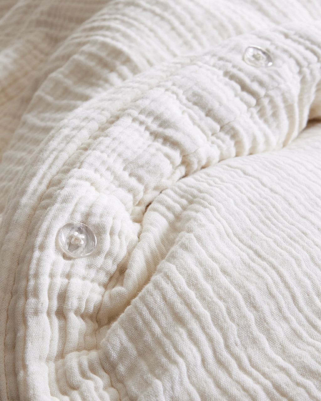 Organic Cotton Gauze Duvet Cover Set - Twin / Dried Sage