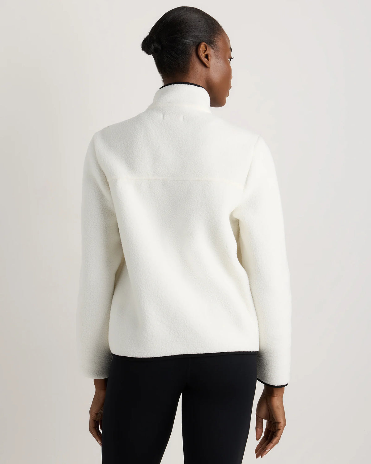 Sherpa Full-Zip Jacket - XS / Deep Navy/Spa Blue