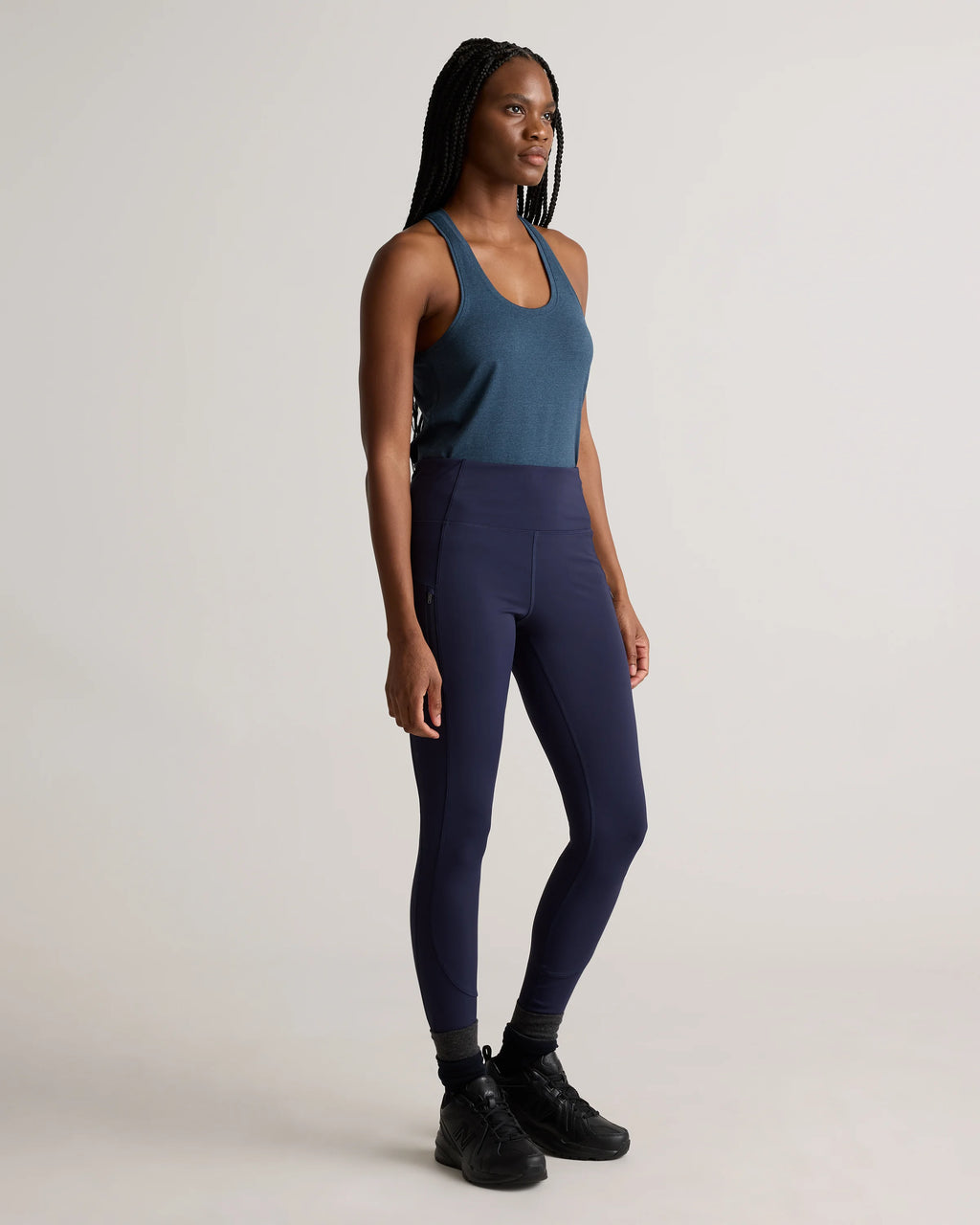 Whistler High-Rise Pocket Thermal Legging - XS / Black