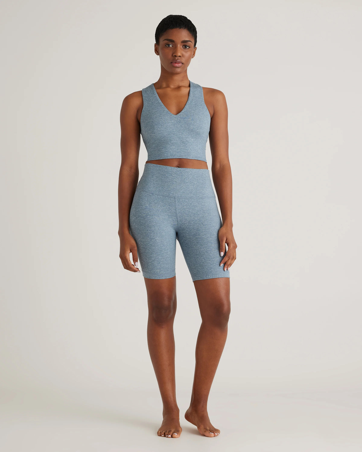 Ultra-Soft Bike Short - XS / Heather Espresso