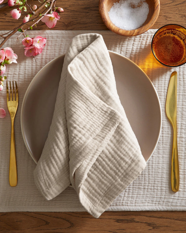 Organic Cotton Gauze Napkins - One Size / Chocolate