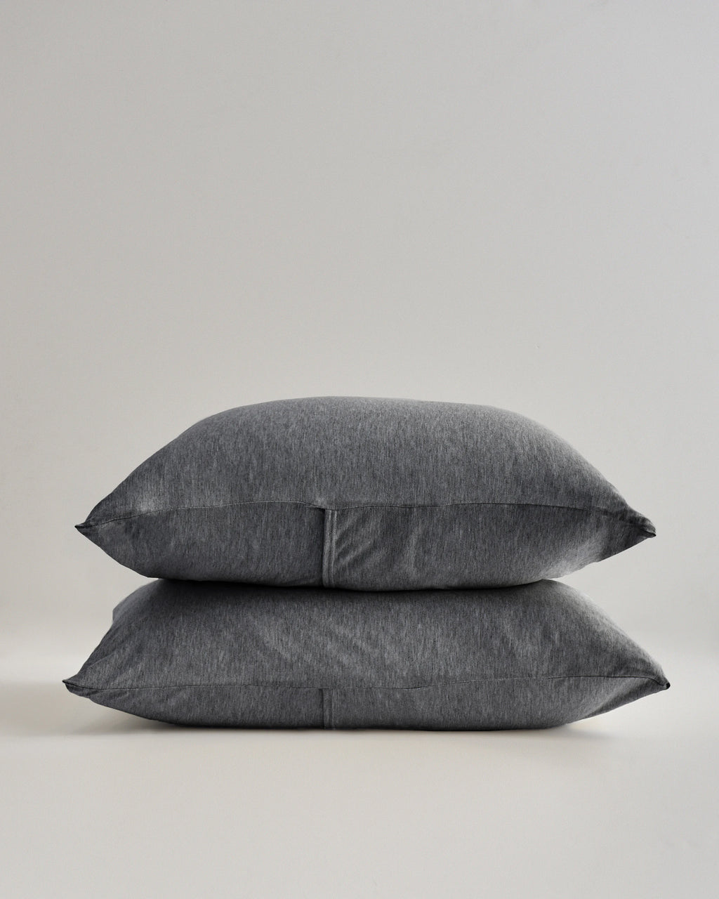 Tencel Jersey Sham Set - Standard / Heather Charcoal