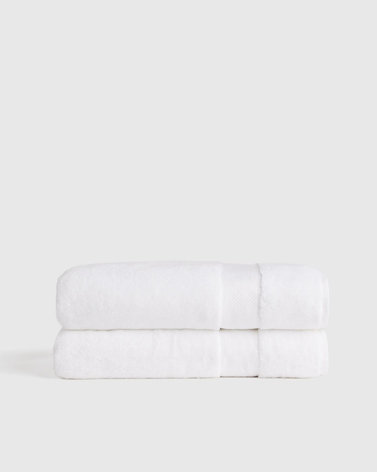 Turkish Ultra Plush Bath Sheet (Set of 2) - One Size / White Main image