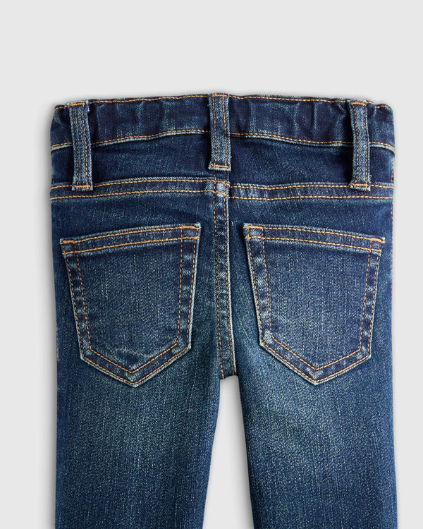 Boys Cotton Stretch Skinny Jeans - 9-12M / Medium Wash