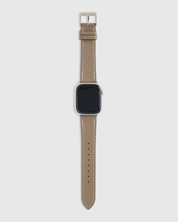Leather Smartwatch Band - 38mm - 42mm / Cognac