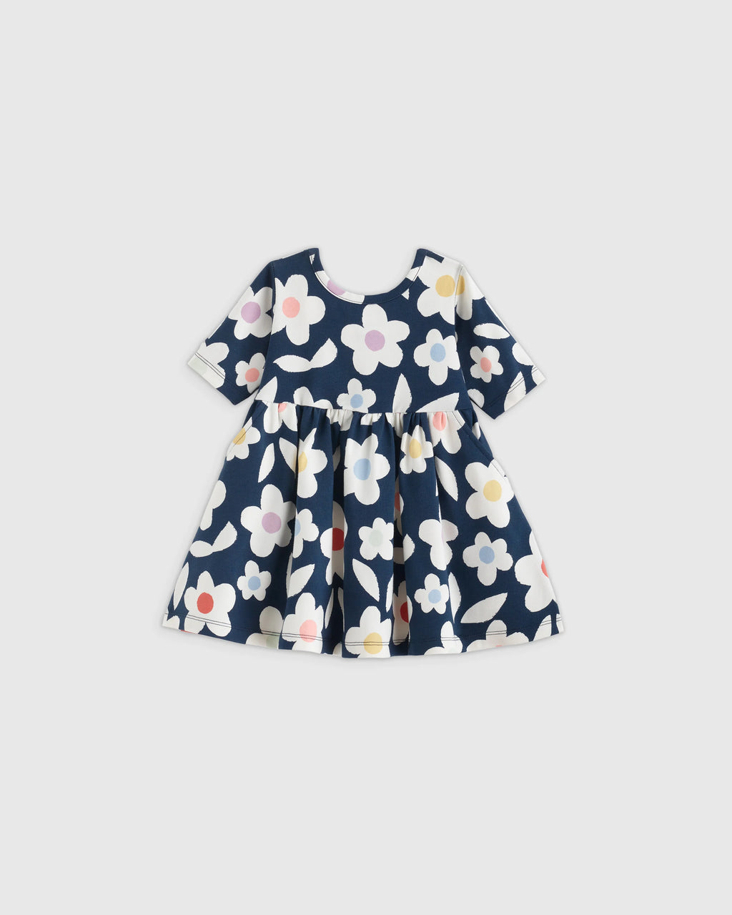 Organic Cotton Skater Dress - 3-6M / Animal Print