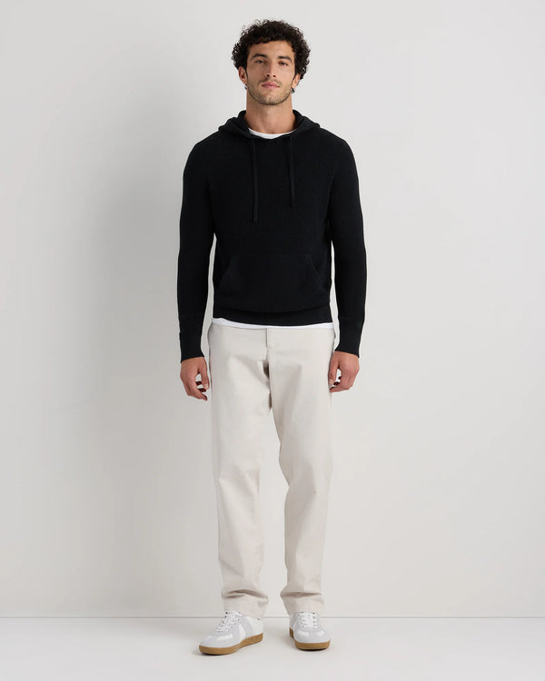 Organic Cotton Cashmere Waffle Hoodie - S / Bayberry Olive