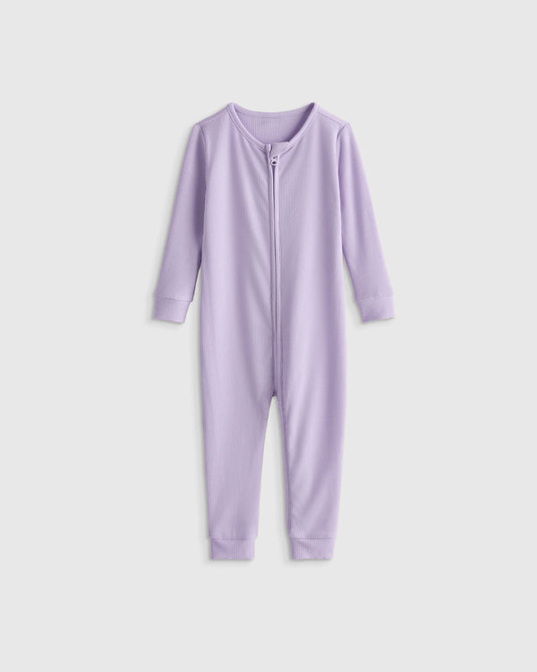 Softest Rib One Piece - 0-3M / Violet Mist