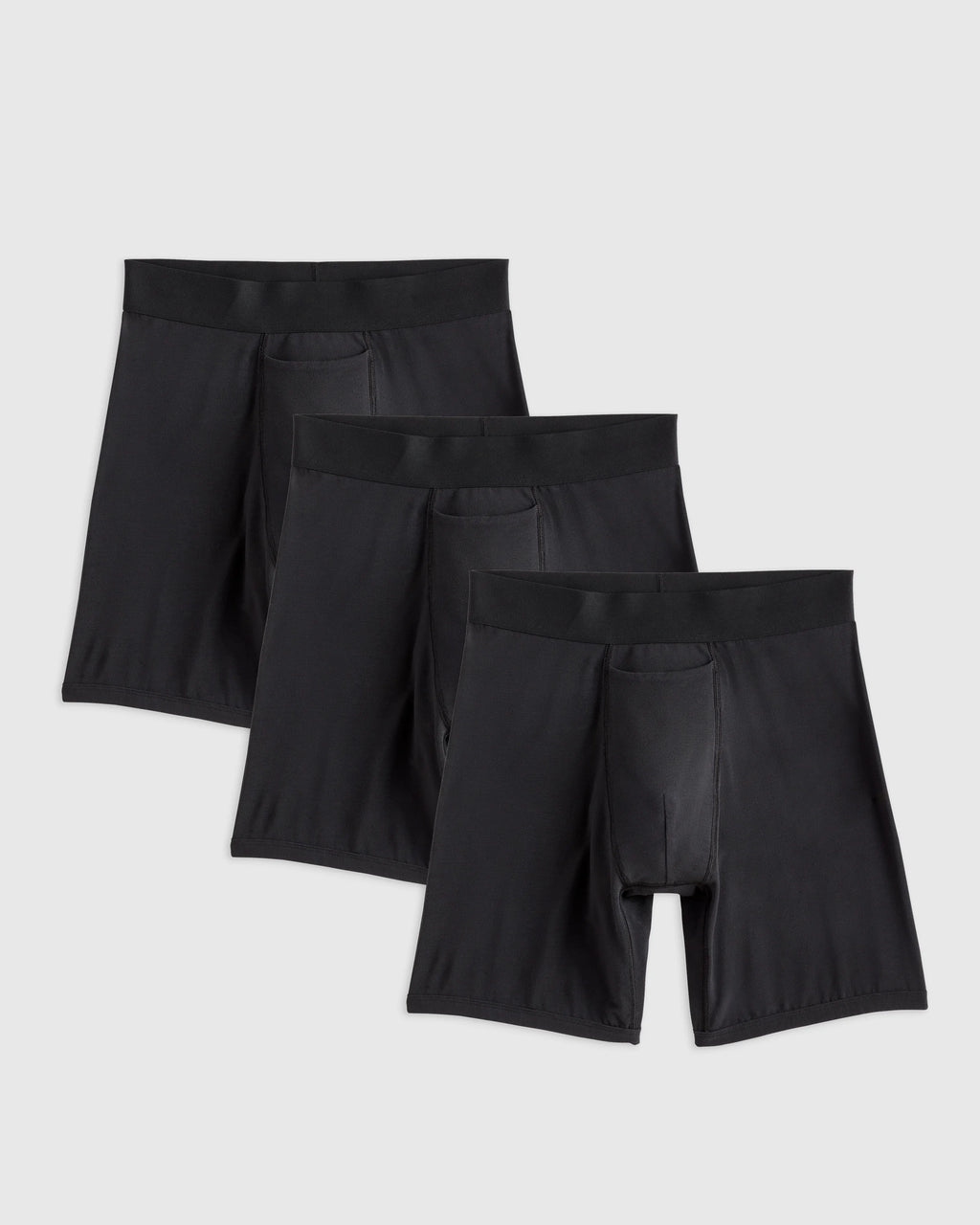 Micromodal 6" Boxer Brief (3-pack) - XS / Black