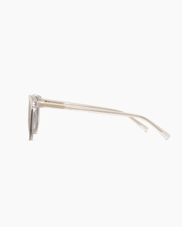 Charlie Polarized Acetate Sunglasses - Standard / Clear with Grey lens