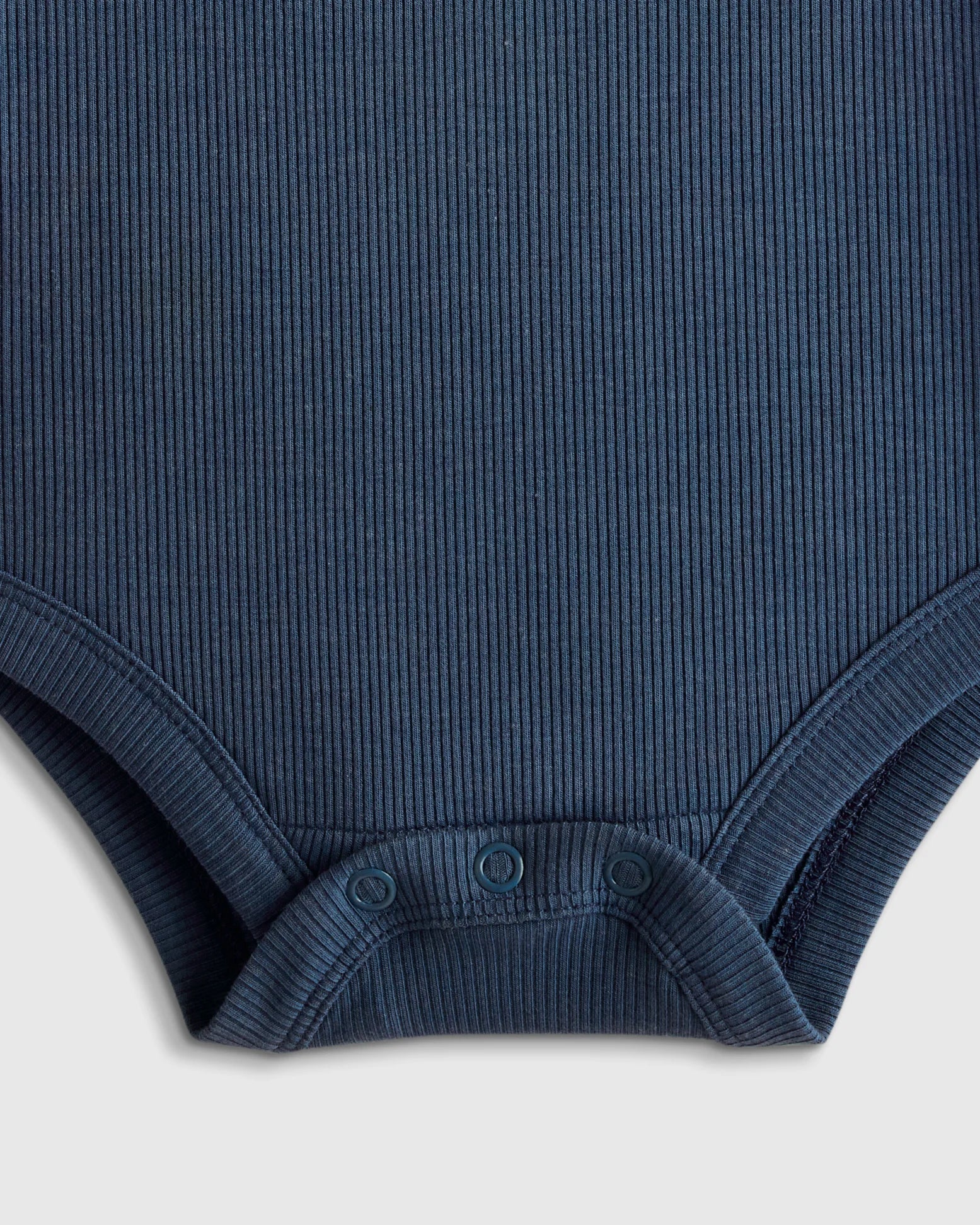 Softest Rib Short Sleeve Bodysuit - 0-3M / Deep Sea Blue Secondary image