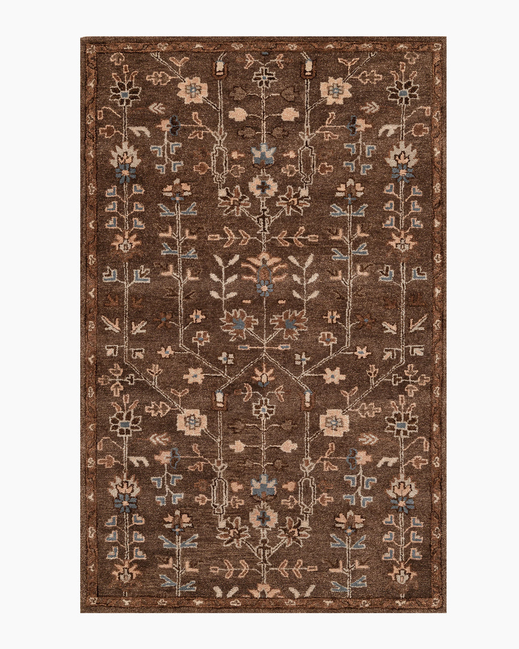 Willow Wool Rug - 5' x 8' / Brown