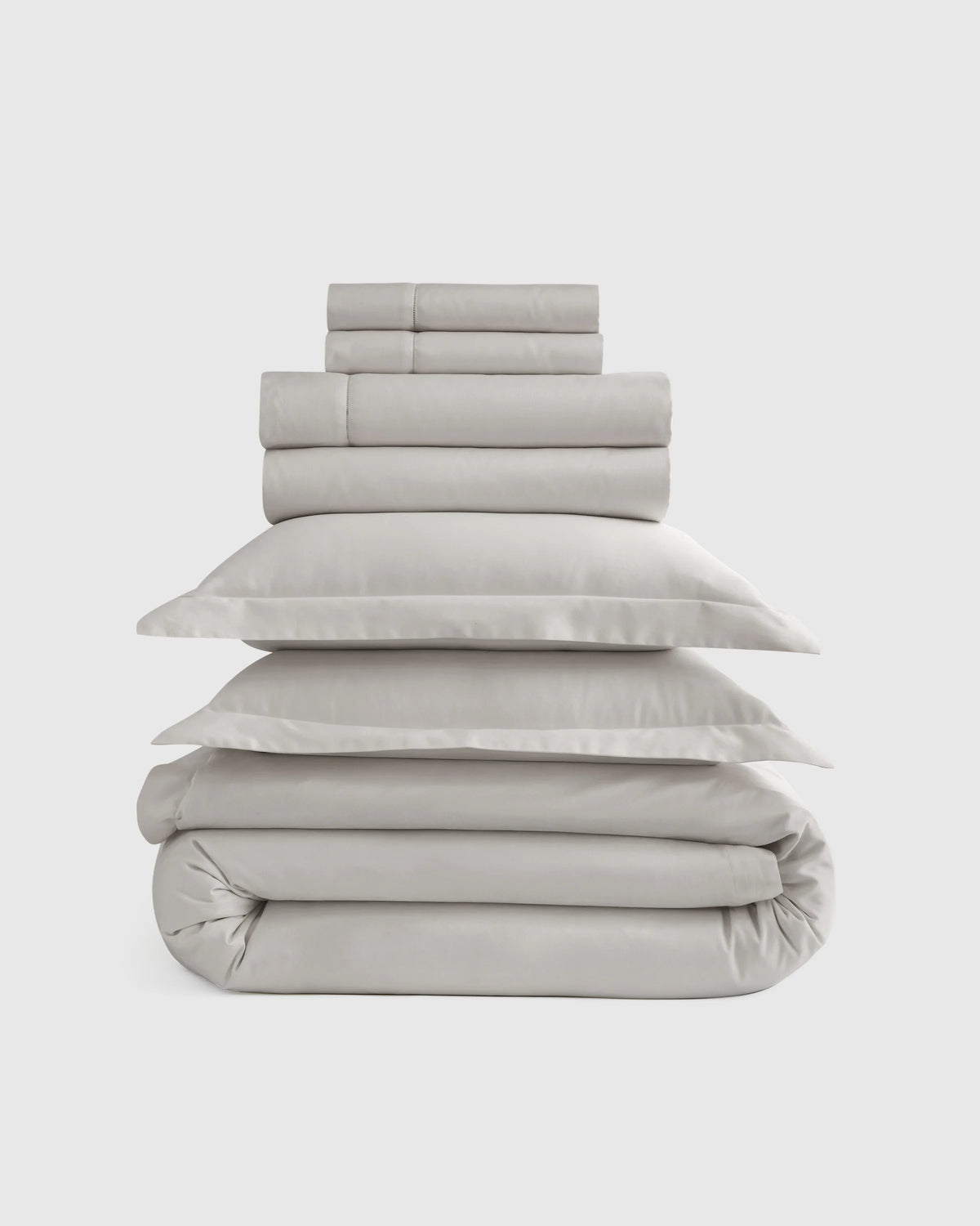 Signature Giza Cotton Sateen Deluxe Bedding Bundle - Twin / Dried Sage