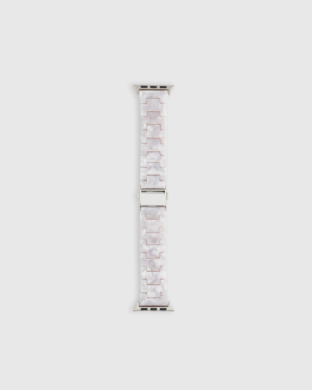 Acetate Smartwatch Band - 38mm - 42mm / Grey Tortoise